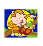 ハッピーな猿(サル) 2 - 日常会話（個別スタンプ：36）