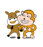 ハッピーな猿(サル) 2 - 日常会話（個別スタンプ：38）