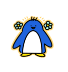 楽しく生きたいペンギン（個別スタンプ：4）