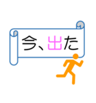 リボン風メッセージ（個別スタンプ：7）