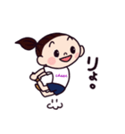 LOVE！チアダンス 赤ポンポン（個別スタンプ：4）