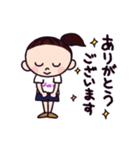 LOVE！チアダンス 赤ポンポン（個別スタンプ：7）