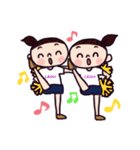 LOVE！チアダンス 赤ポンポン（個別スタンプ：11）