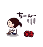 LOVE！チアダンス 赤ポンポン（個別スタンプ：23）