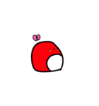 赤いペンギンのかわいいやつ（個別スタンプ：9）