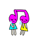 ふたご音符ちゃん（個別スタンプ：3）
