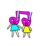 ふたご音符ちゃん（個別スタンプ：5）