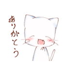 白ねこちゃんのスタンプ（個別スタンプ：9）