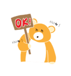 くまちゃん、時々うさぎちゃん。（個別スタンプ：14）