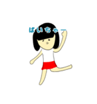 冴えない女の子たちのスタンプ（個別スタンプ：3）