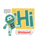 Winbond-Daily＆Festival Greetings Message（個別スタンプ：1）