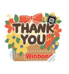 Winbond-Daily＆Festival Greetings Message（個別スタンプ：6）