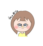 お茶目な女の子（個別スタンプ：10）