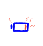 シンプルの子のペイント（個別スタンプ：5）