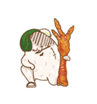 逃げる！ご飯おじさん！香港ちゃさんちょう（個別スタンプ：4）