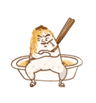 逃げる！ご飯おじさん！香港ちゃさんちょう（個別スタンプ：6）