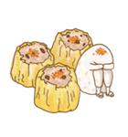 逃げる！ご飯おじさん！香港ちゃさんちょう（個別スタンプ：15）