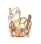 逃げる！ご飯おじさん！香港ちゃさんちょう（個別スタンプ：23）