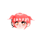 赤女の子 ベニ（個別スタンプ：2）