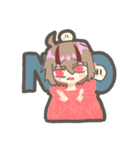 白玉ちゃんと鬼の娘（個別スタンプ：3）