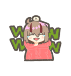 白玉ちゃんと鬼の娘（個別スタンプ：4）