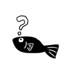黒い魚（個別スタンプ：5）