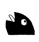 黒い魚（個別スタンプ：14）