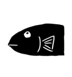 黒い魚（個別スタンプ：20）