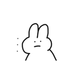 情緒が誰にも分からないウサギ（個別スタンプ：3）
