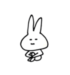 日常的に使えるうさぎです。（個別スタンプ：2）
