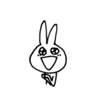 日常的に使えるうさぎです。（個別スタンプ：7）