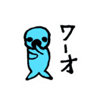 御蔵島のイルカと子供たちが描いたイルカ2（個別スタンプ：26）