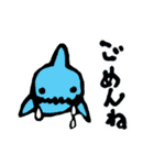 御蔵島のイルカと子供たちが描いたイルカ2（個別スタンプ：30）