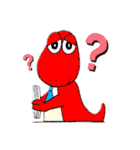 マヌケ顔の恐竜たち。（個別スタンプ：5）