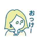 おしゃれガールさんのよく使うフレーズ（個別スタンプ：3）