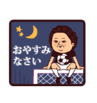 大人ぷりてぃマダム/サッカー（個別スタンプ：12）