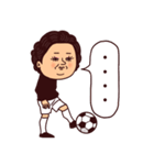 大人ぷりてぃマダム/サッカー（個別スタンプ：35）