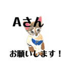 プライム会員猫さん犬さん連絡会話（個別スタンプ：34）