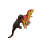 恐竜フィギュアアート作品写真獣鳥脚（個別スタンプ：25）