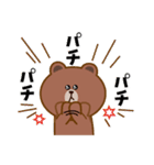 【感情☆爆発】Brown ＆ FRIENDS（個別スタンプ：5）