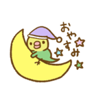 セキセイインコのたらこちゃんと秋冬（個別スタンプ：2）
