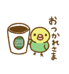 セキセイインコのたらこちゃんと秋冬（個別スタンプ：9）