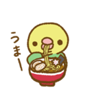 セキセイインコのたらこちゃんと秋冬（個別スタンプ：18）