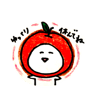 りんごのキャラです！いろんな場面にどうぞ（個別スタンプ：3）