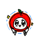 りんごのキャラです！いろんな場面にどうぞ（個別スタンプ：5）