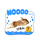 うさちゃんとLINEキャラクターたち♪（個別スタンプ：25）