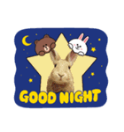 うさちゃんとLINEキャラクターたち♪（個別スタンプ：31）