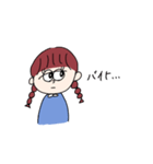 身内ネタを言う女の子2（個別スタンプ：2）