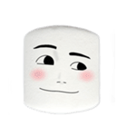 FaceEmotiCon_マシュマロ（個別スタンプ：1）