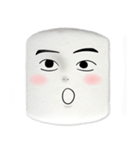 FaceEmotiCon_マシュマロ（個別スタンプ：5）